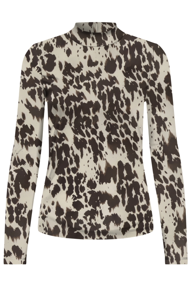 ONLERICA LIFE MESH L/S TOP JRS NOOS 15141298 BLACK/SPLASSED COW
